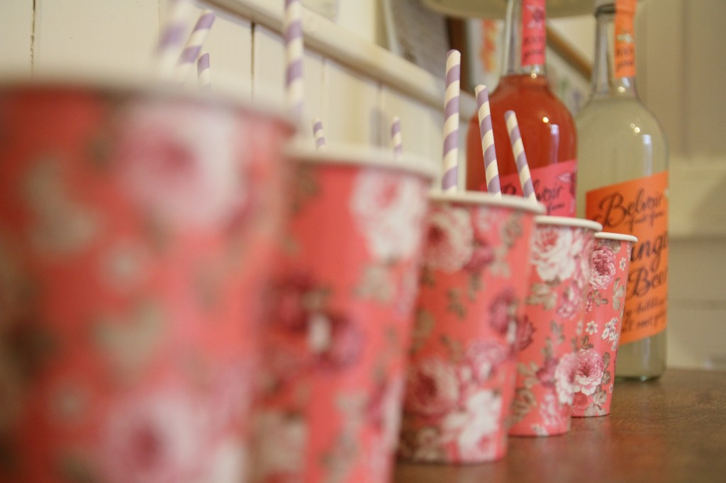 Paper Cups and Stripey Staws