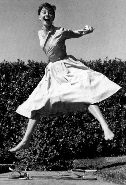 Audrey jumping