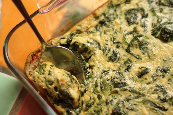 Baked Spinach with Ricotta