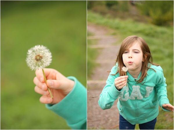 Love Audrey Weekend Dandelion Clocks