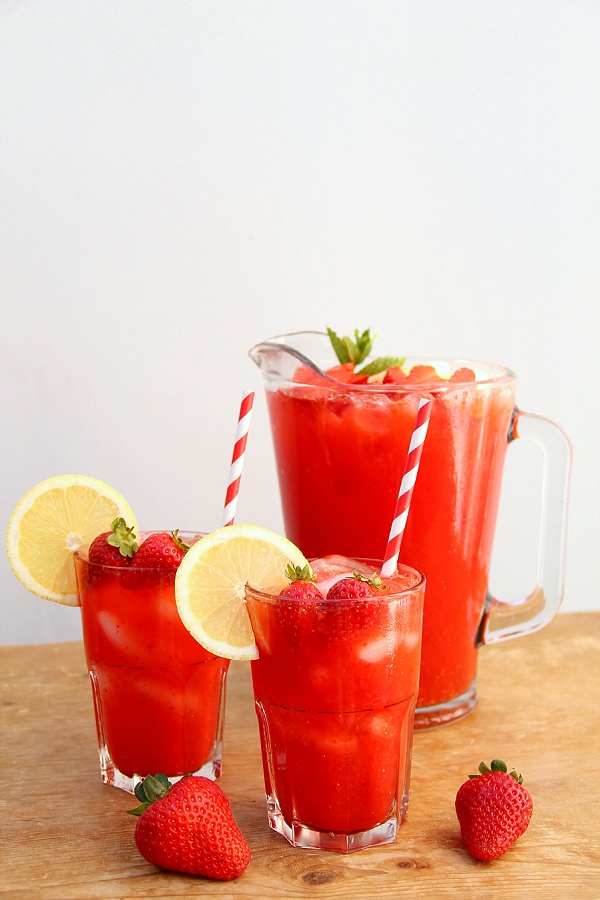 Strawberry Lemonade with Christy’s Wimbledon Collection
