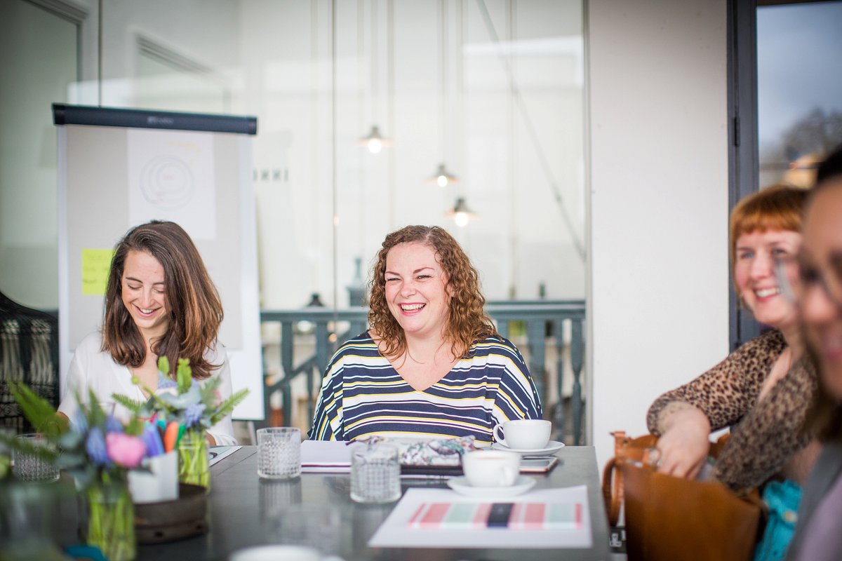 Female business owner at workshop